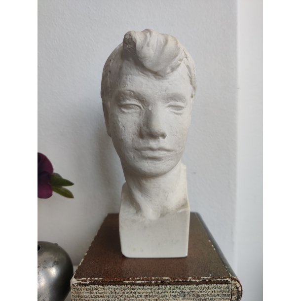 Kvindebuste af gips, Robert Lund Jensen (1915-2003)