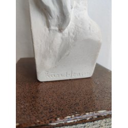 Kvindebuste af gips, Robert Lund Jensen (1915-2003)