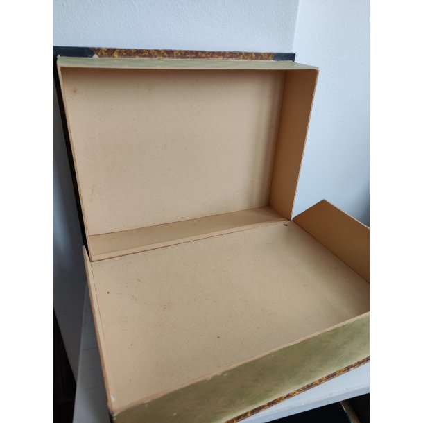 .Stor vintage snydebog, opbevaringsboks