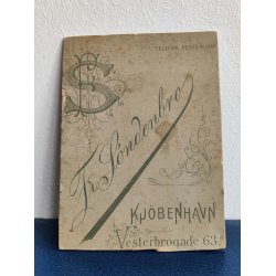 Antikt foto af en far med barn