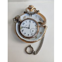 Porcel�ns-holder til lommeur