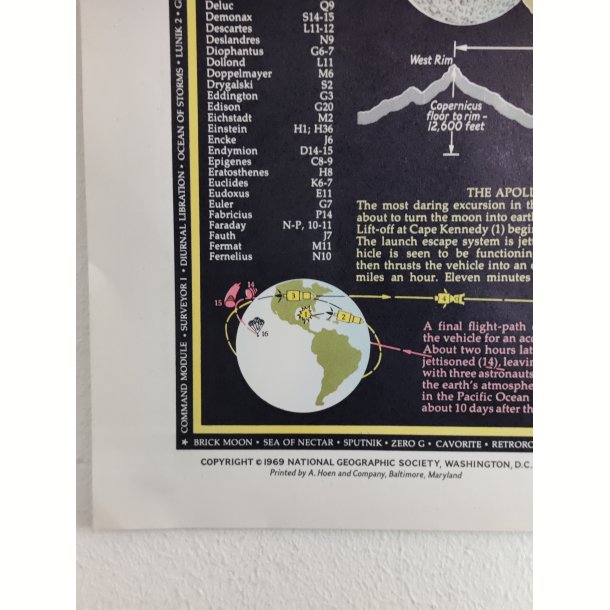 The Earth's Moon, kort over m�nen 1969