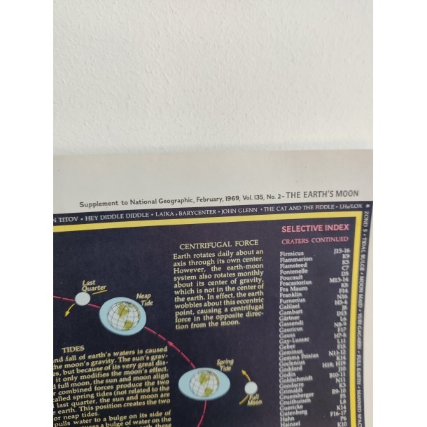 .The Earth's Moon, kort over m�nen 1969