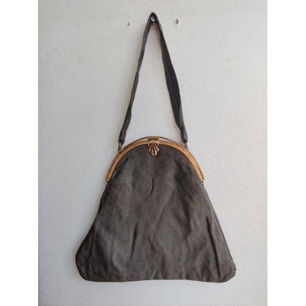 Vintage satintaske med similisten, 1950-1960'erne