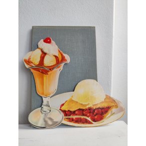 Orginale pap-reklamer fra ishus