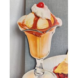 Orginale pap-reklamer fra ishus