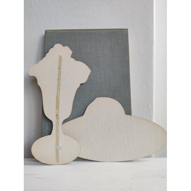 Orginale pap-reklamer fra ishus