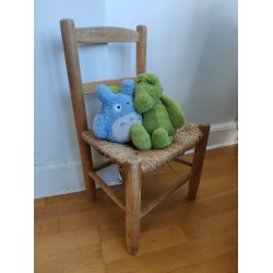 Flettet vintage b�rnestol