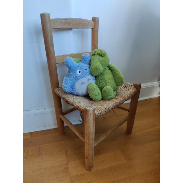 Flettet vintage b�rnestol