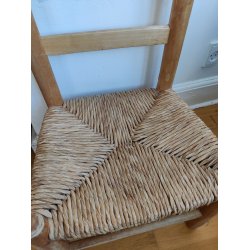 Flettet vintage b�rnestol