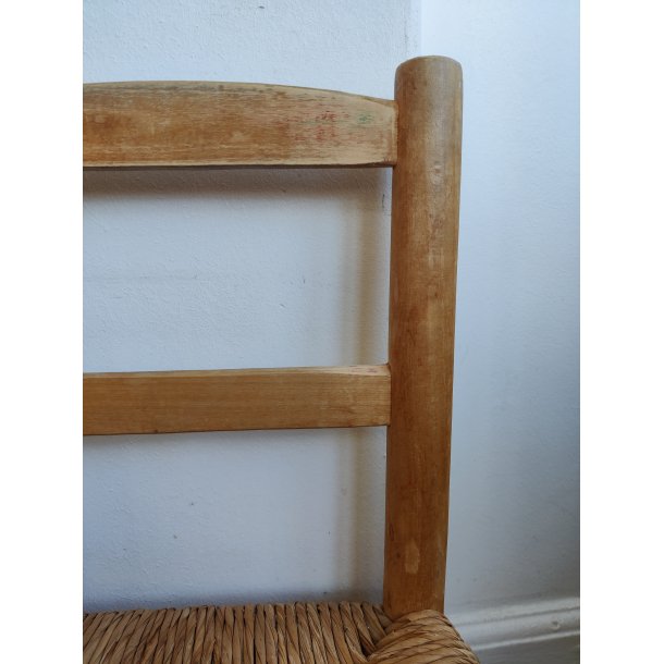 Flettet vintage b�rnestol