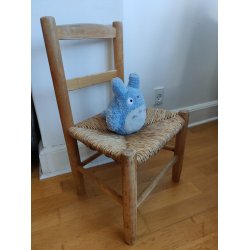 Flettet vintage b�rnestol