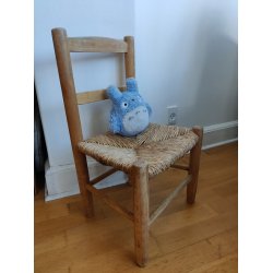 Flettet vintage b�rnestol
