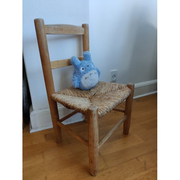 Flettet vintage b�rnestol