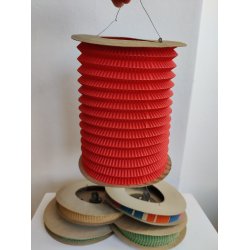 5 farvede vintage lanterner 