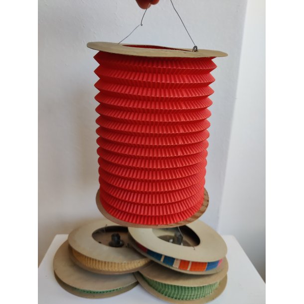 5 farvede vintage lanterner 