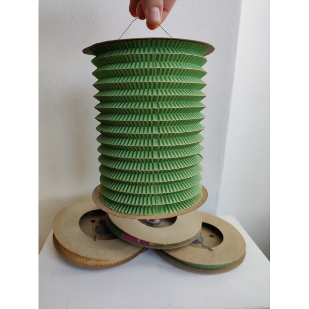 5 farvede vintage lanterner 