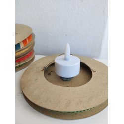5 farvede vintage lanterner 