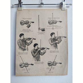Violinspiller 1, bogtryk fra 1914