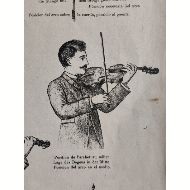 Violinspiller 1, bogtryk fra 1914