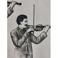 Violinspiller 1, bogtryk fra 1914