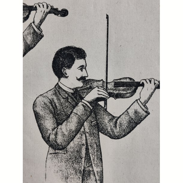 Violinspiller 1, bogtryk fra 1914
