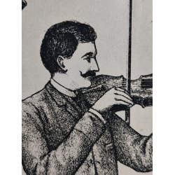 Violinspiller 1, bogtryk fra 1914