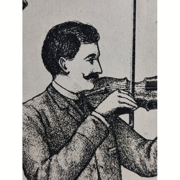 Violinspiller 1, bogtryk fra 1914