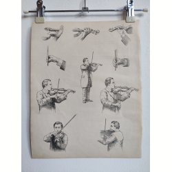 Violinspiller 2, bogtryk fra 1914