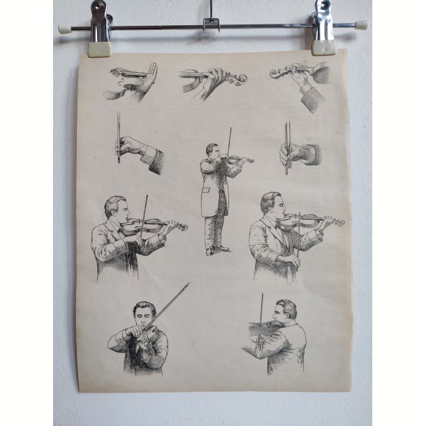 Violinspiller 2, bogtryk fra 1914