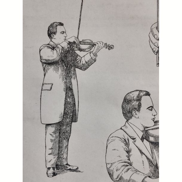 Violinspiller 2, bogtryk fra 1914