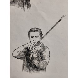 Violinspiller 2, bogtryk fra 1914