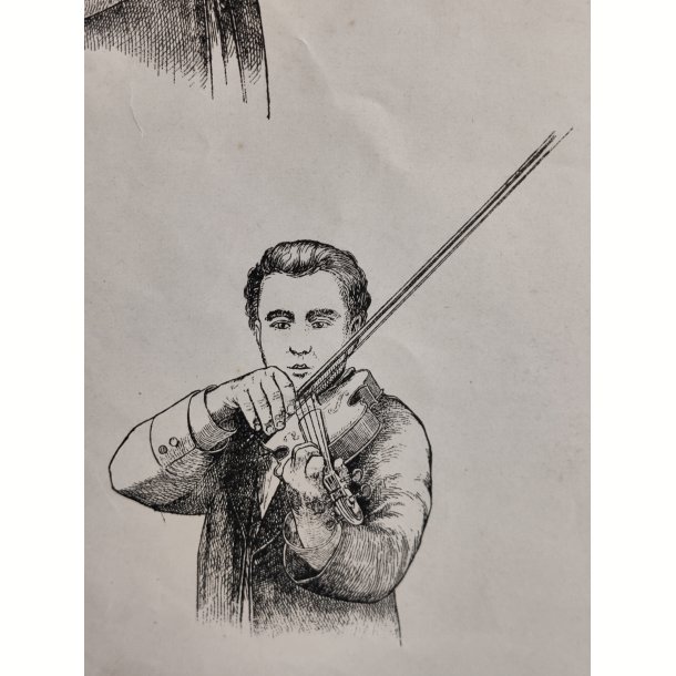 Violinspiller 2, bogtryk fra 1914