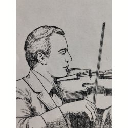 Violinspiller 2, bogtryk fra 1914