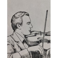 Violinspiller 2, bogtryk fra 1914