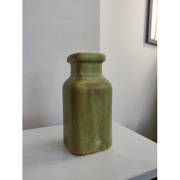 Glaseret vase, ukendt keramiker 1940-1950