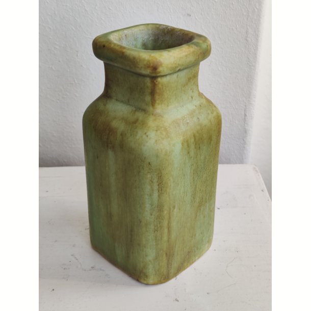 Glaseret vase, ukendt keramiker 1940-1950
