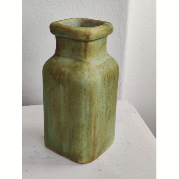 Glaseret vase, ukendt keramiker 1940-1950
