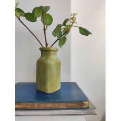 Glaseret vase, ukendt keramiker 1940-1950