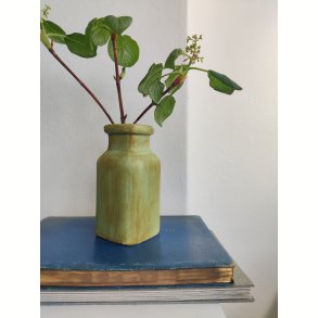 Glaseret vase, ukendt keramiker 1940-1950