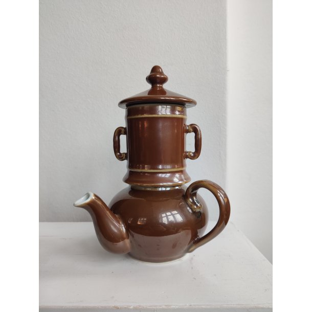 Fransk bistro tekande s�t, brun lustre Apilco