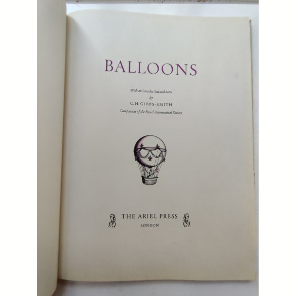 Balloons. Samling tryk af luftballoner. The Ariel Press 1956