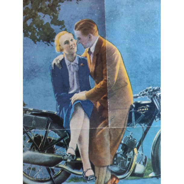James motorcykler vintage reklame 