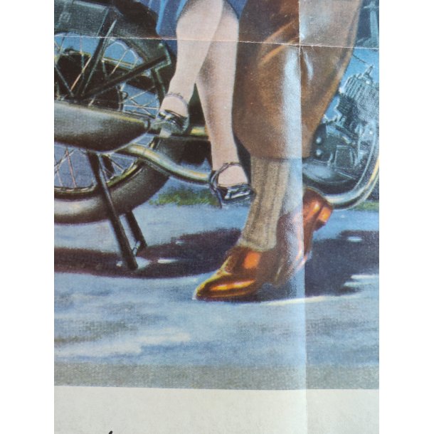 James motorcykler vintage reklame 