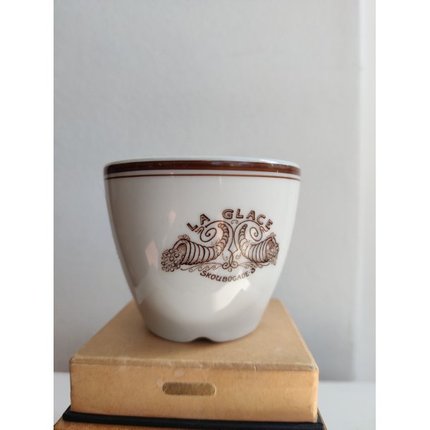 Gammel kaffekop fra La Glace, 1950-1970