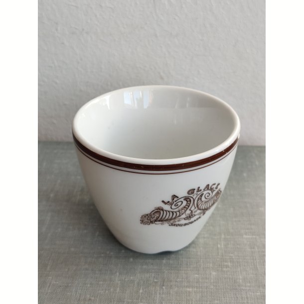 Gammel kaffekop fra La Glace, 1950-1970