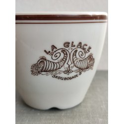 Gammel kaffekop fra La Glace, 1950-1970