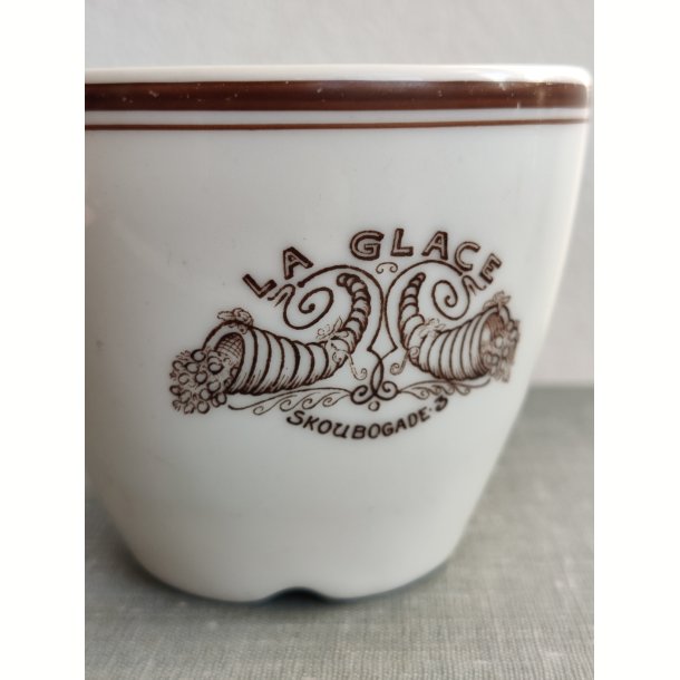 Gammel kaffekop fra La Glace, 1950-1970