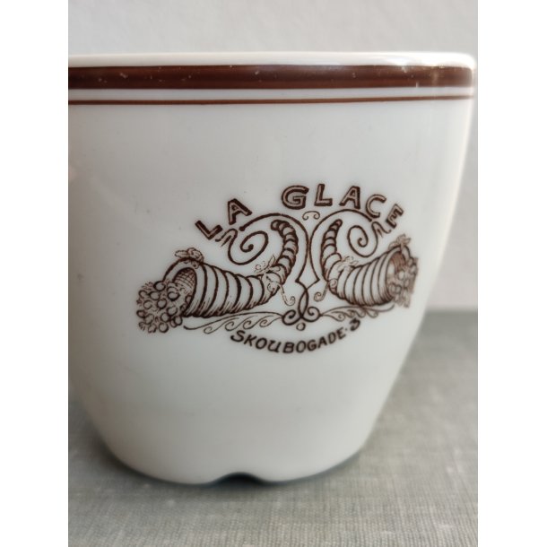 Gammel kaffekop fra La Glace, 1950-1970