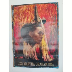 Tivoliplakat 1984. Martha Graham Dance Company af Kurt Trampedach